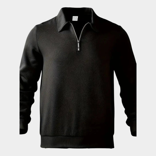 DiVogue| tröja med zip-förslutning