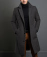 Herr Klassisk Överrock i Högkvalitativt Material