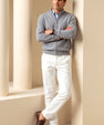 Herr Slim-fit Cardigan i Elegant Stil