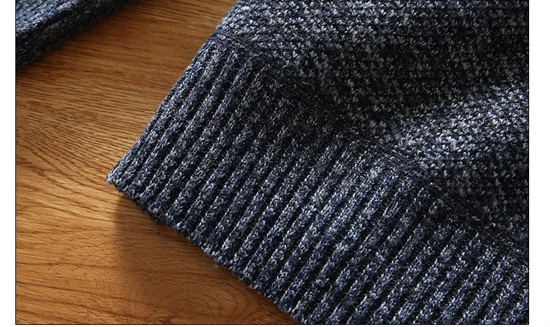 Herrfleece Tröja | Varm Halvdragkedja