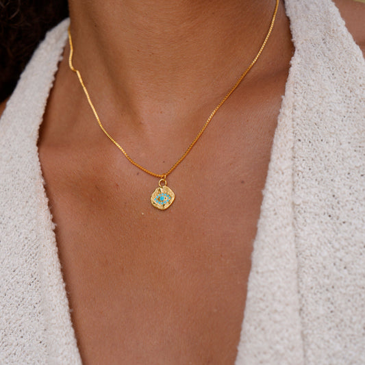 Halsband med havets öga