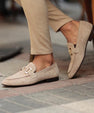 Mäns Mocka Loafers med Hästbit Detalj