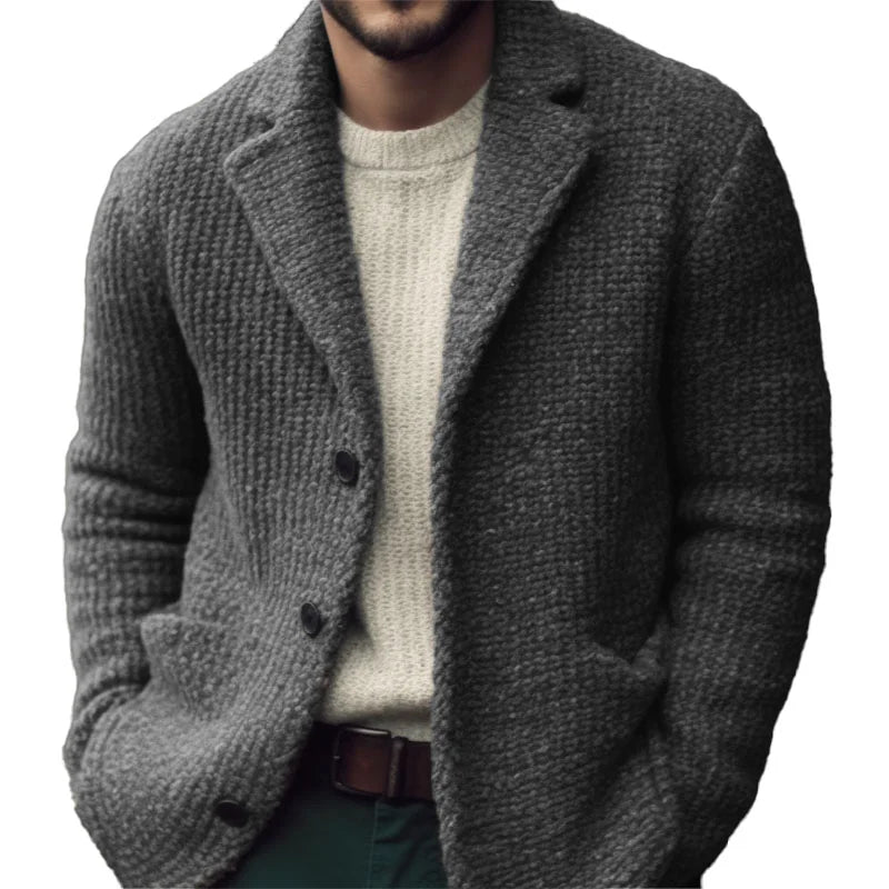 Stickad Herrcardigan - Anthoni